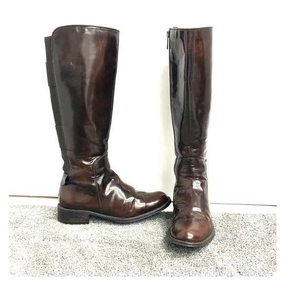 Aquatalia brown riding boots.  6.5 - Picture 1 of 8